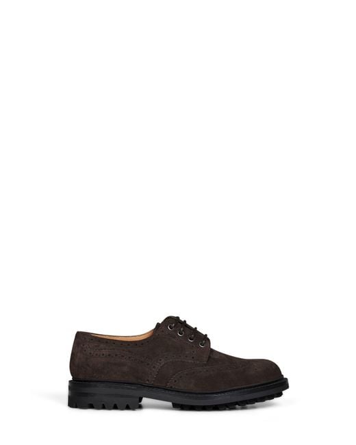Church's White Ebony Suede Mc Pherson Lw Derby for men