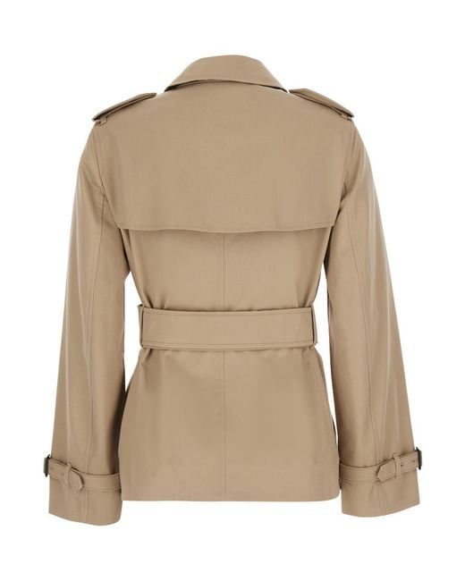 Burberry Natural Jacket Tech Fabric Polyamide Coat