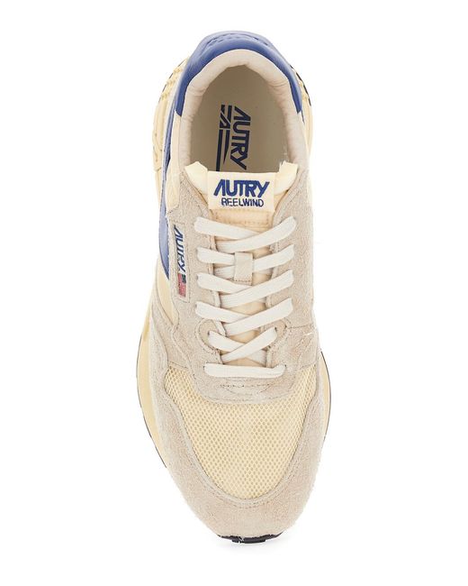 Autry Blue Sneakers Reelwind Suede for men