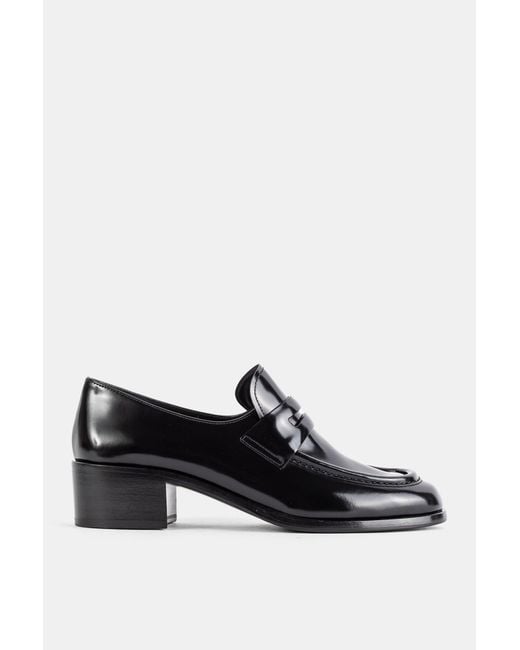 Church's Black Mocassins Prudence En Cuir De Veau Poli Fumé Noir Loafers