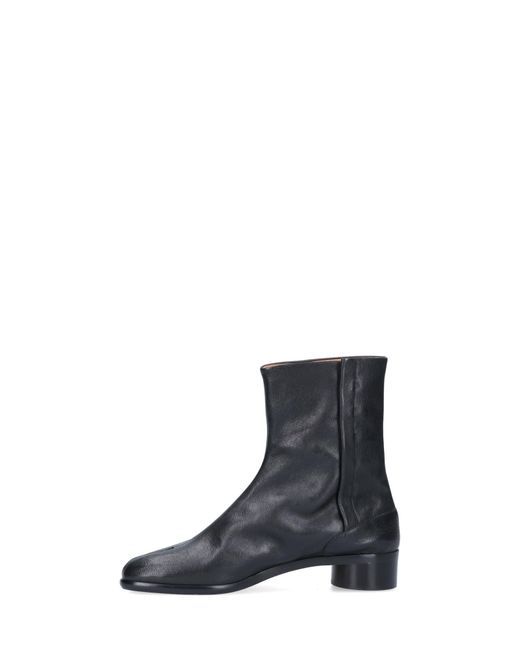 Maison Margiela Leather 'tabi' Ankle Boots in Nero (Black) for Men - Save  47% | Lyst