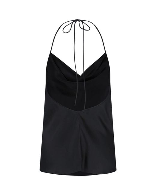 Valentino Black Top Silk