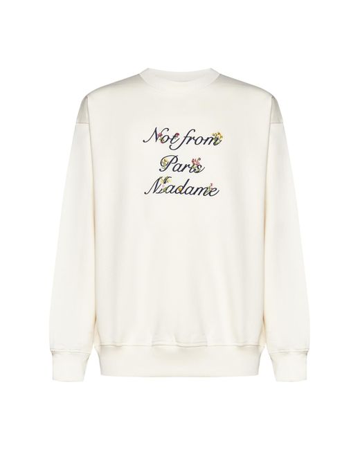 Drole de Monsieur White Sweater for men