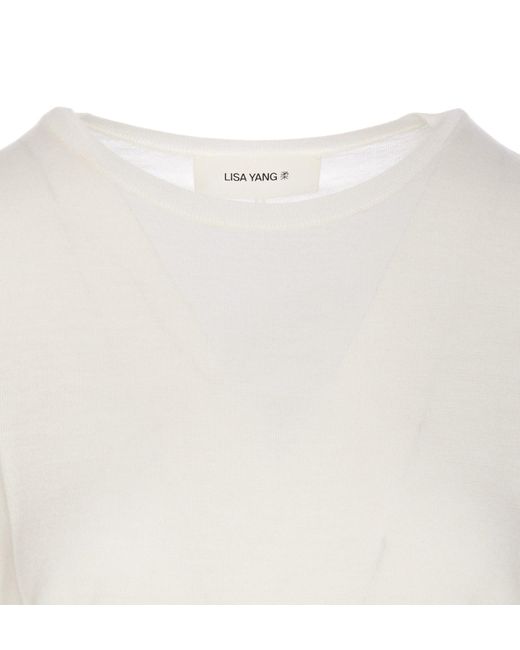 Lisa Yang White Ari T-Shirt
