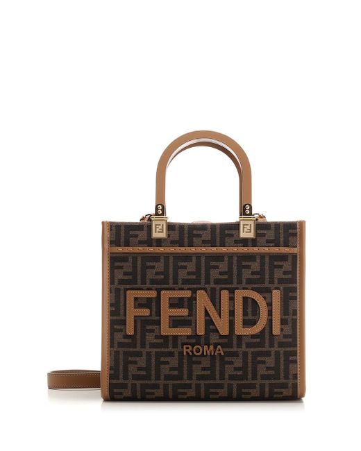 Fendi Black Sunshine Medium Handbag