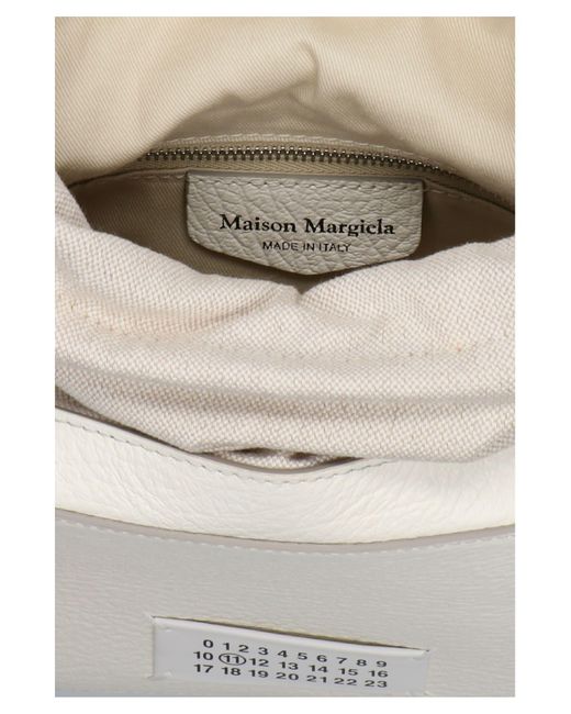 Maison Margiela Natural Panelled Drawstring Shoulder Bag