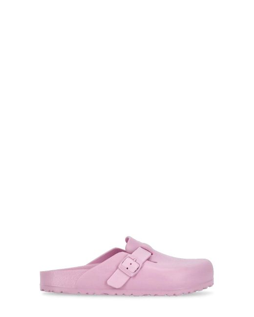Birkenstock Pink Boston Slippers