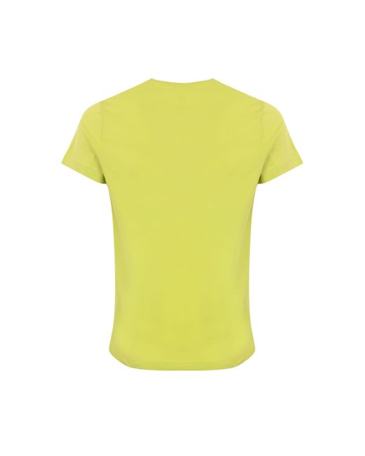 K-Way Yellow T-Shirt With Logo for men