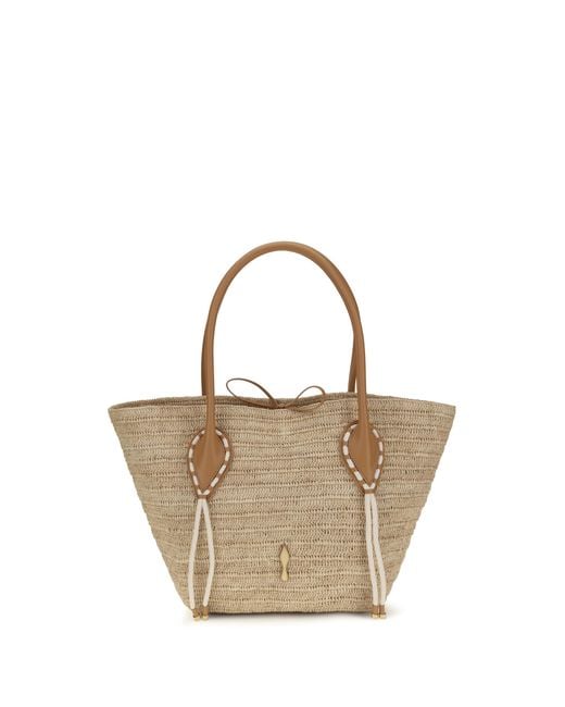 Christian Louboutin Natural Large Venus Basket Shoulder Bag