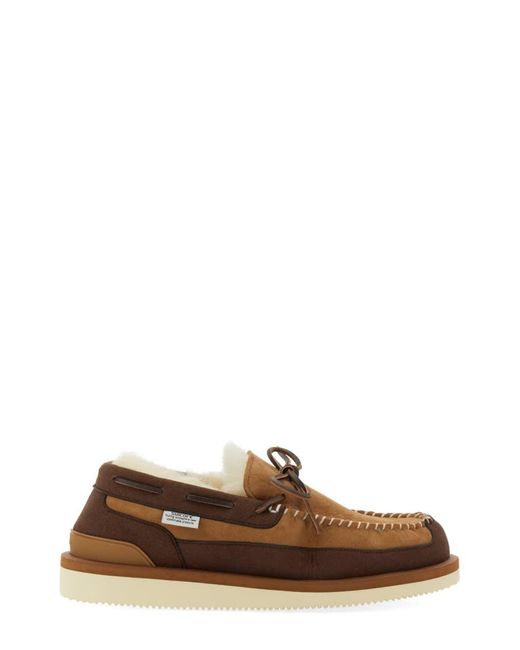 Suicoke Brown Flat Shoes for men