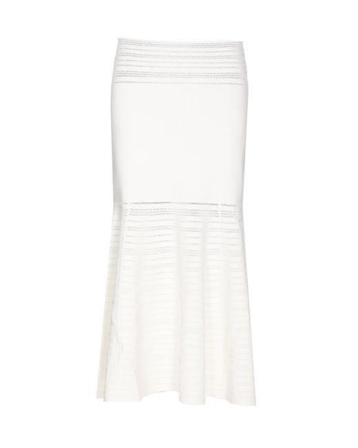 Victoria Beckham White Skirts