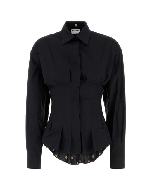Moschino Blue Poplin Shirt