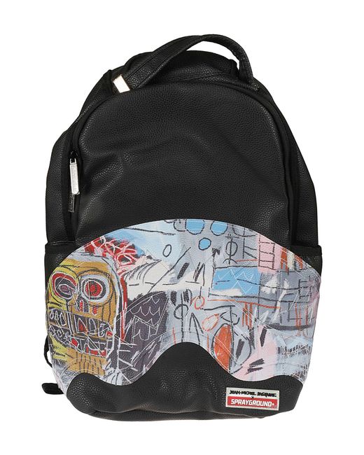 Sprayground Logo Printed Backpack in Black Lyst