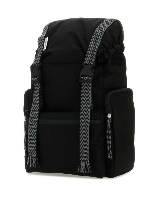 Lanvin Black Backpacks for men