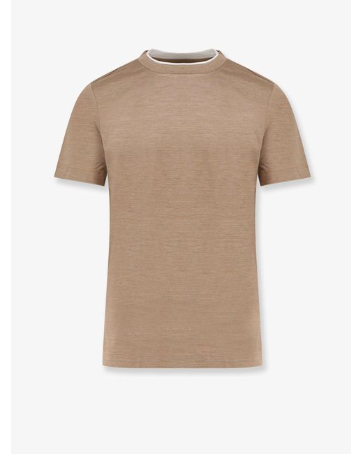 Boss Natural Cotton And Silk T-Shirt for men