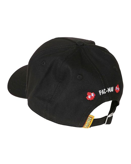 DSquared² Black Pac- Logo Baseball Cap for men