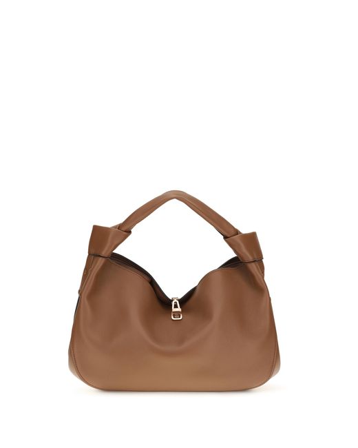 Gabriela Hearst Brown Shoulder Bag Antonia