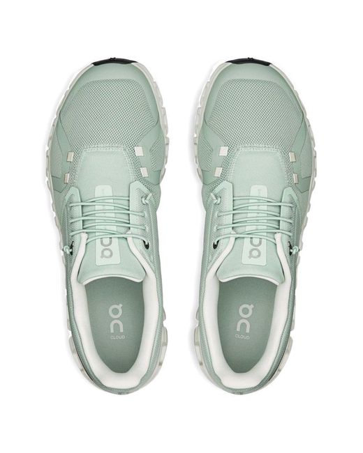 On Shoes Black Running Sneakers Cloud 6 Recycled Polyester Trainers for men