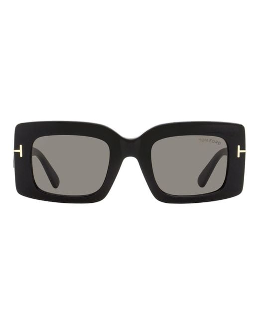 Tom Ford Black Brigitta Sunglasses Tf1188 01A 50Mm Ft1188 Plastic (Acetate)