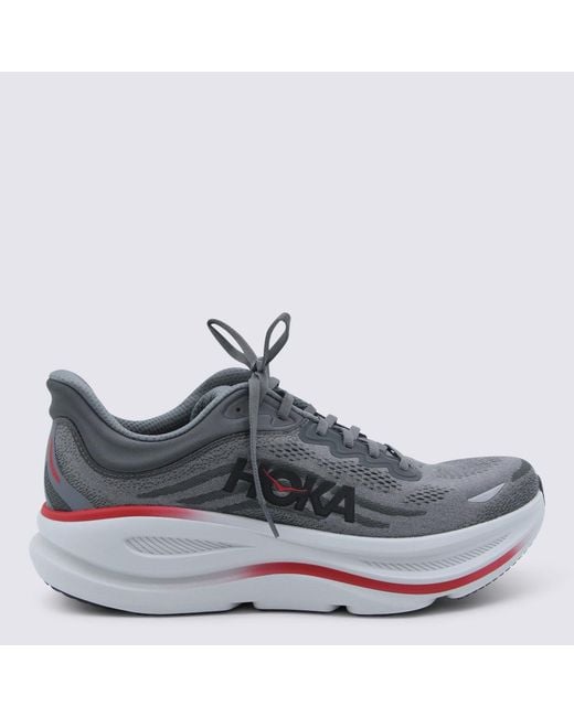 Hoka One One Gray Hoka One Sneakers _ Cover Tex Sole El for men