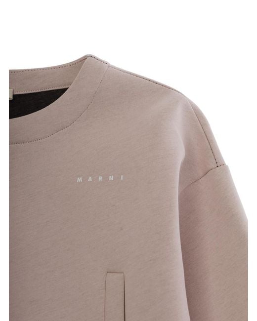 Marni Natural Girls Jacket Cotton Blend Blazers