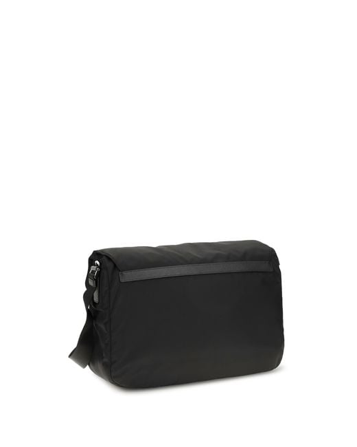 Prada Black Re-Nylon Shoulder Bag Polyamide for men