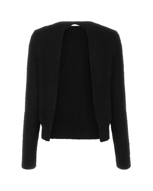 Bottega Veneta Black Terry Fabric Sweater