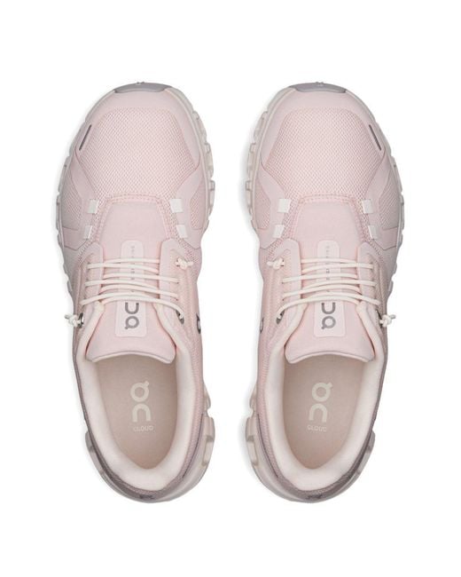 On Shoes Pink Running Sneakers Cloud 6 Trainers