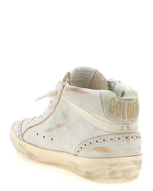 Golden Goose Deluxe Brand White Leather High Top Sneakers