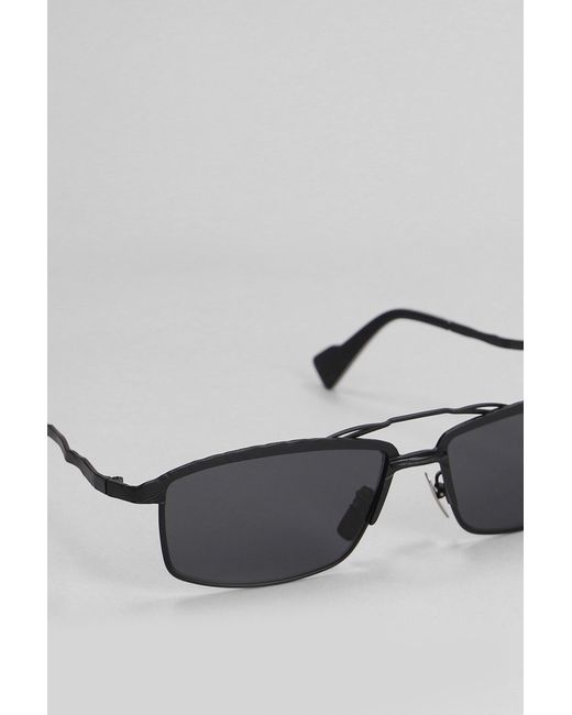 Kuboraum Gray H57 Sunglasses In Silver Metal Alloy