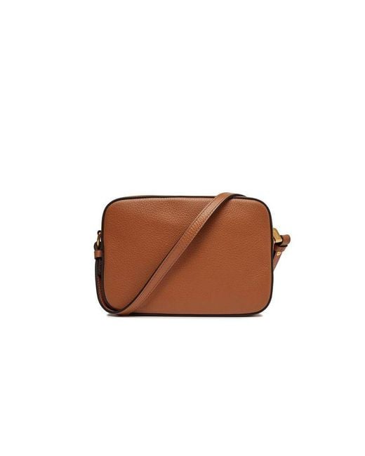 Coccinelle Brown Crossbody Bag Cowhide Crossbody-Bags