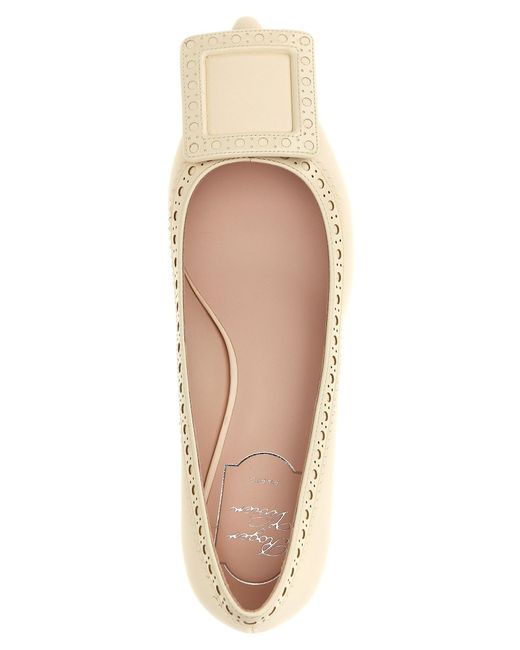 Roger Vivier Natural 'Viv' Pumps