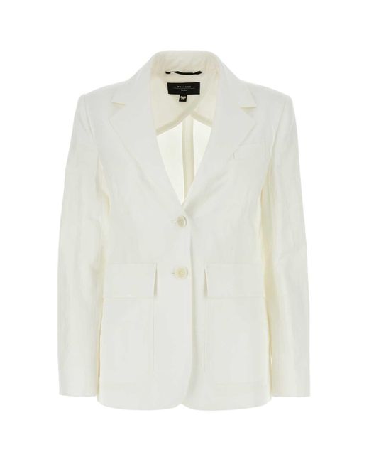 Weekend by Maxmara White Jackets And Vests