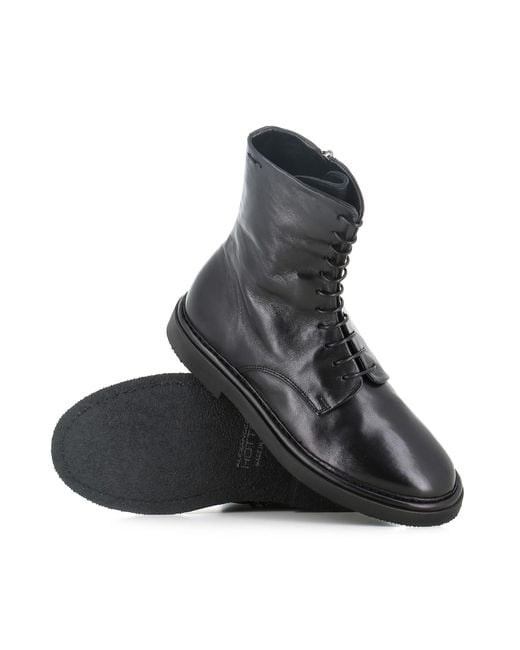 Alexander Hotto Black Lace-Up Boot 68636