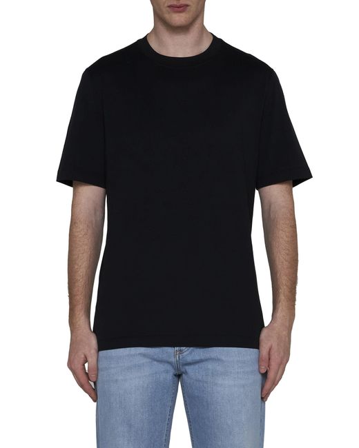 Brunello Cucinelli Black T-Shirts for men