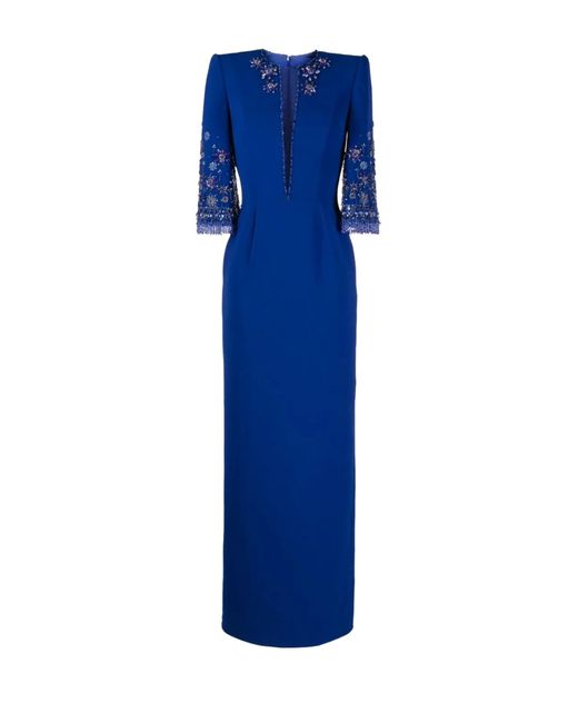 Jenny Packham Blue Sandrine Dress