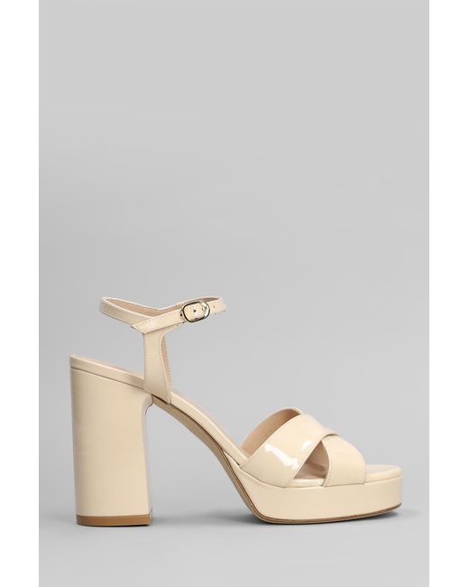 Stuart Weitzman Natural Dayna Platform Sandals