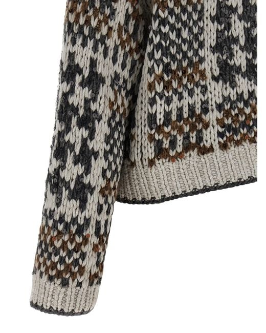 Brunello Cucinelli Black 'Opera' Sweater