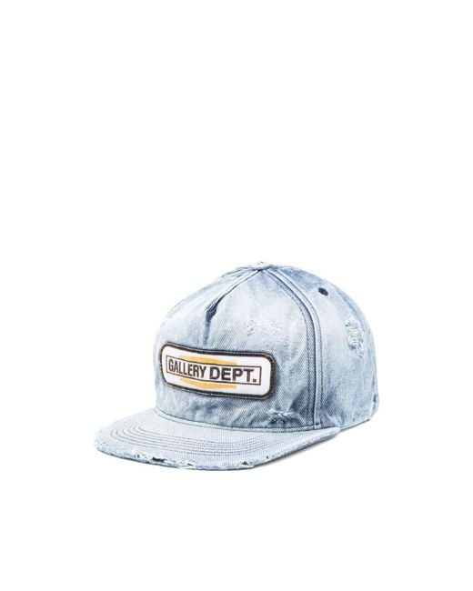 GALLERY DEPT. Blue 'Mechanic Patch' Cap for men