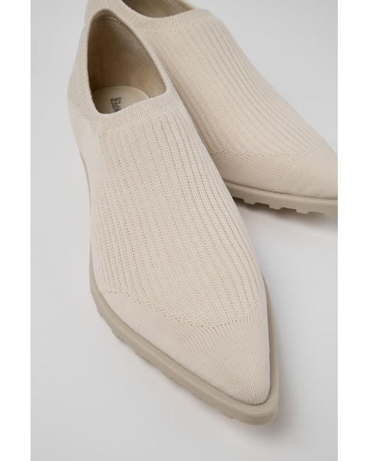 Camper White Anita Ry Low Natural Sneaker