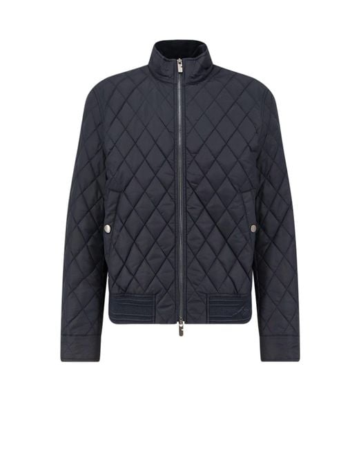 Burberry Blue Taunton Quilted Nylon Jacket for men