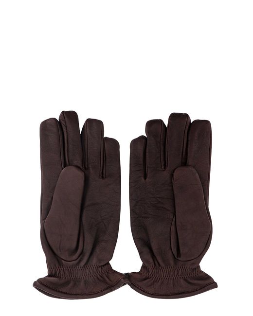 Orciani Purple Gloves for men