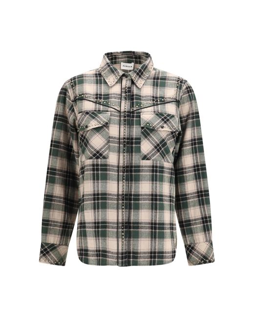 P.A.R.O.S.H. Gray Cowboy Shirt Cotton