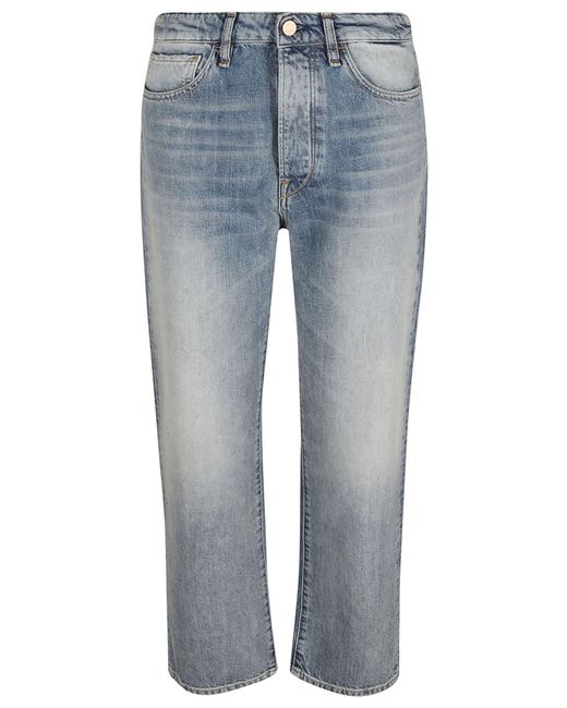 3x1 Blue Buttoned Classic Jeans