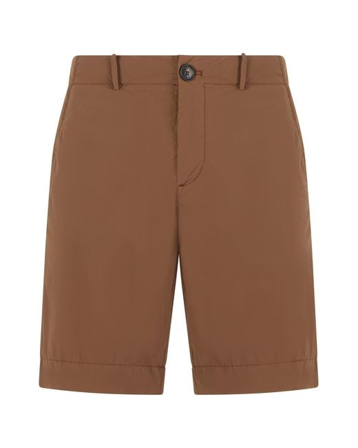 Rrd Brown Bermuda Shorts Technical Fabric Polyamide for men