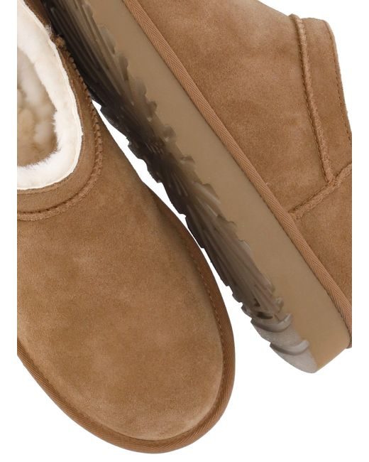 Ugg Brown Classic Micro Slippers