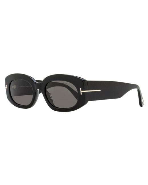 Tom Ford Black Cielle Sunglasses Tf1187 01A 52Mm Ft1187 Plastic (Acetate)