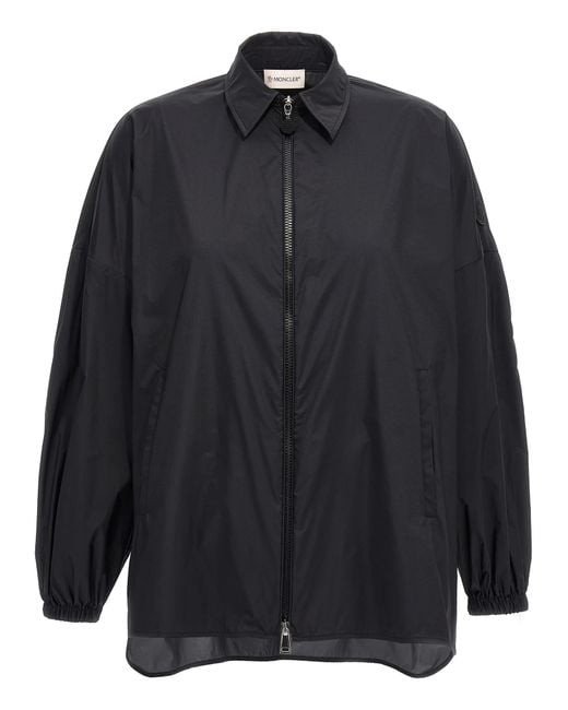 Moncler Black Zip Parka