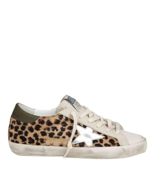 Golden Goose Deluxe Brand Multicolor Leather And Glitter Sneakers