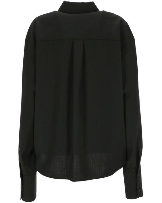 Sportmax Black Mappa Oversized Shirt